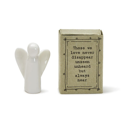 Matchbox Angel in Gift Box with Saying