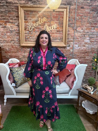 Louise Floral Midi Dress