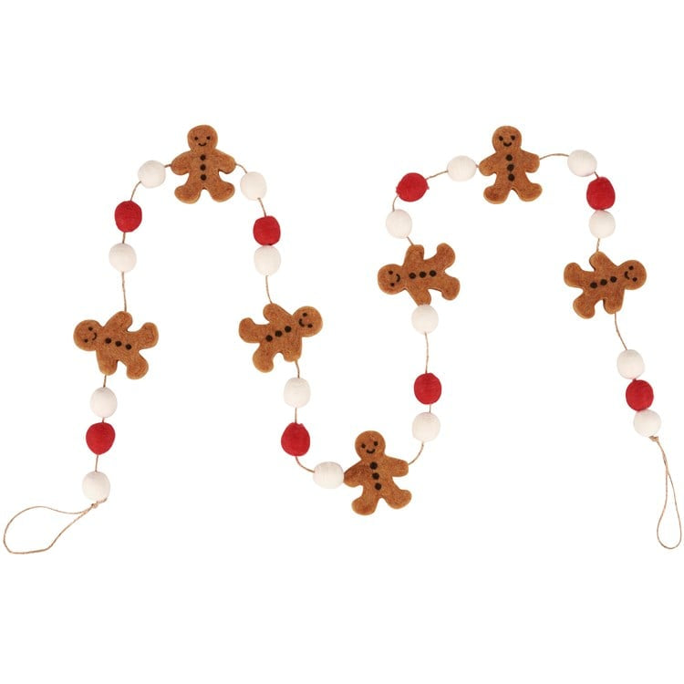 Gingerbread Men Garland