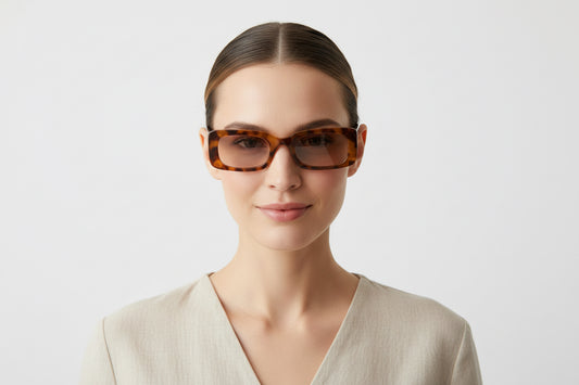 Spotted Print Sunglasses