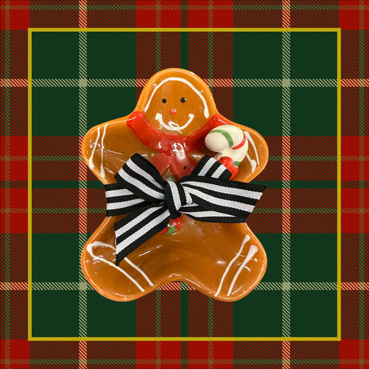 Gingerbread Serving Plate with Spreader