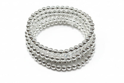 7 Strand Beaded Water Resistant Stretch Bracelet