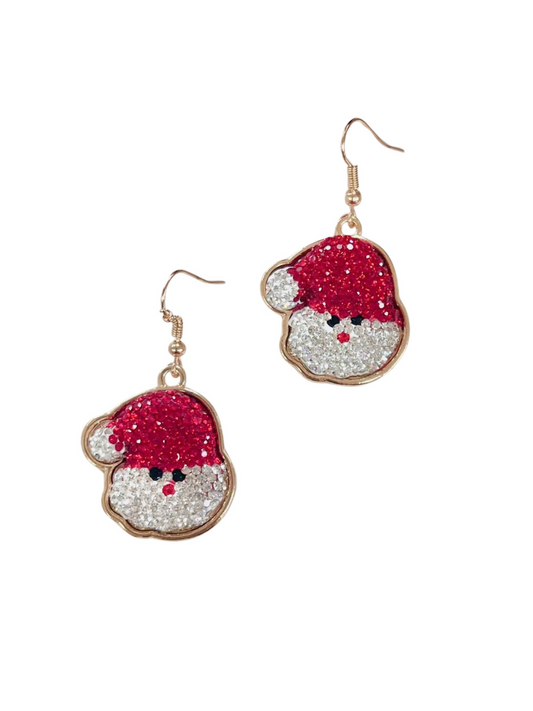 Santa is Coming to Town, Glitter Earrings