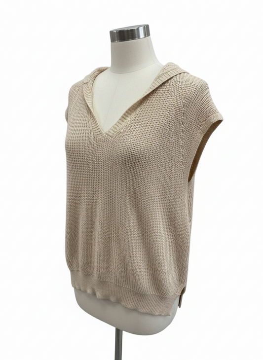 Tan Sweater Vest | White Birch
