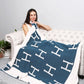 H Patterned Blanket