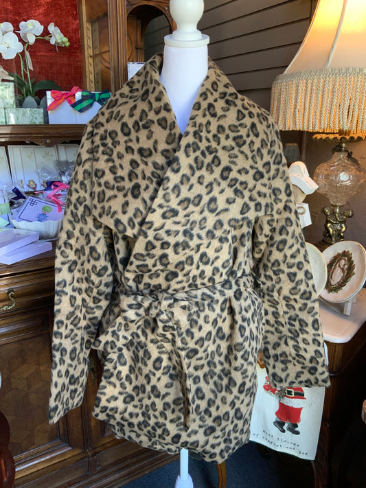 Albany Leopard Coat