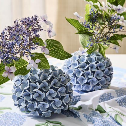 Hydrangea Flower Bud Vase/Taper Candle Holder