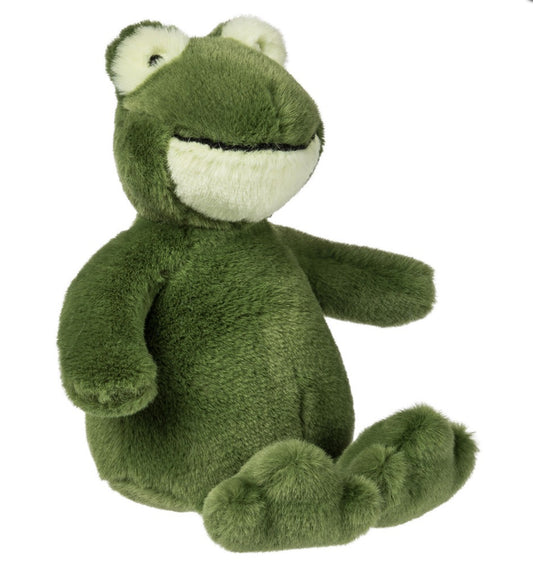 Super soft green frog with smiling face