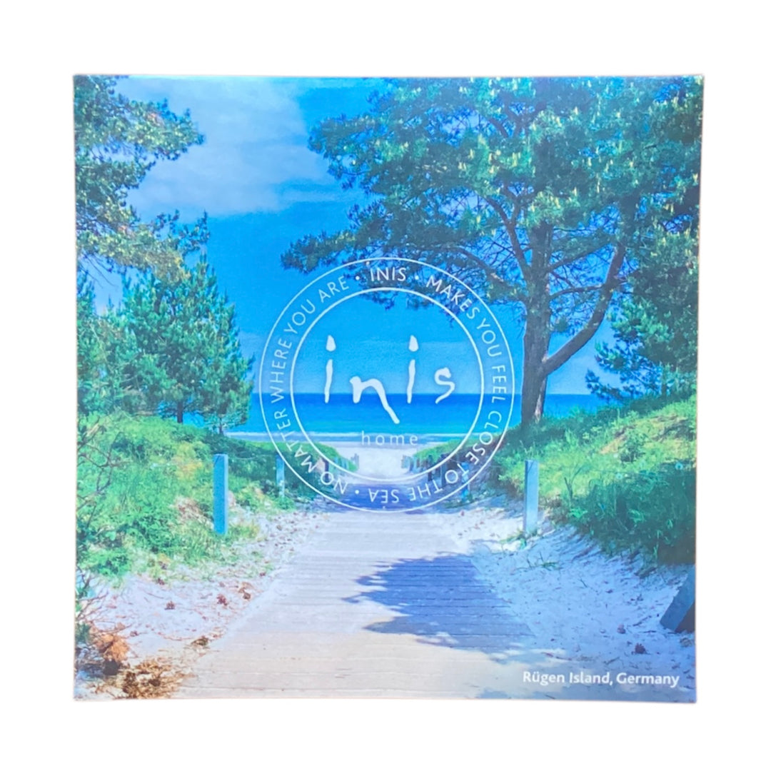 Inis Seascape Sachet—energy of the sea. Freshens small spaces. Size info not shown. Rügen Island, Germany.