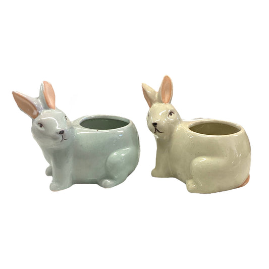 Ceramic Rabbit Planters