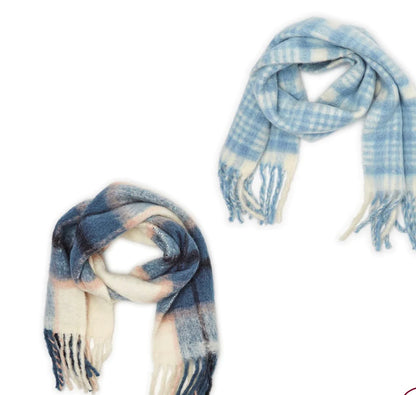 Brushed Plaid Scarf