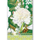 Winter Blooms Hostess Napkin featuring a white peony. Available in standard hostess napkin size.