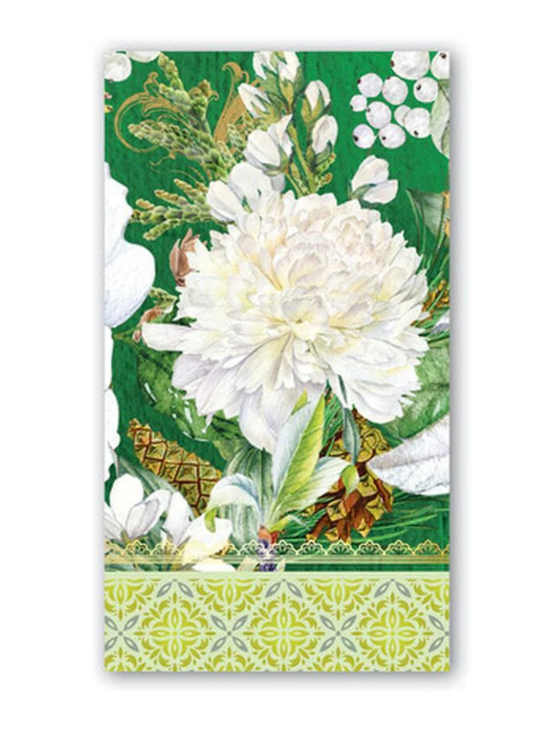 Winter Blooms Hostess Napkin