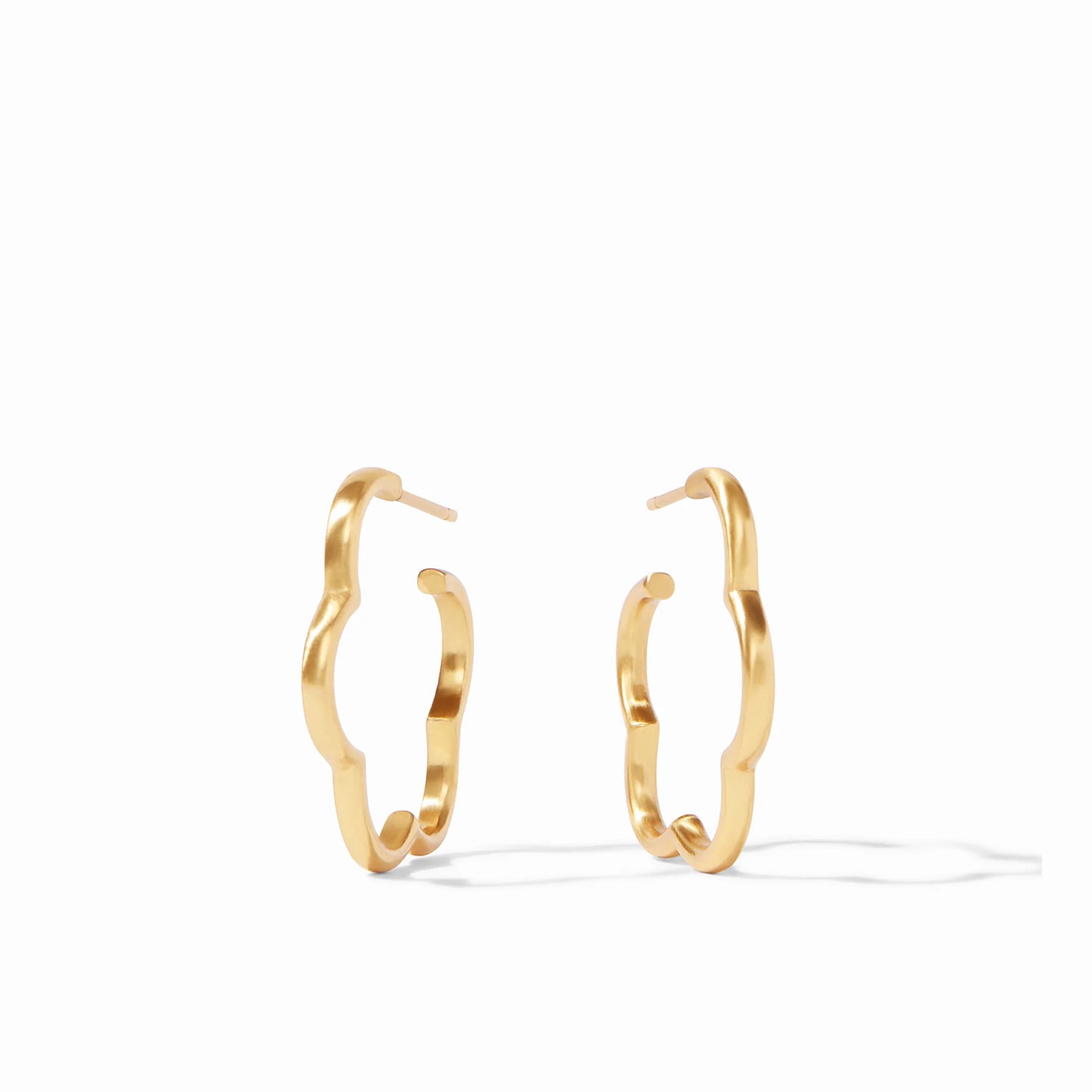 Gardenia Hoop Earrings