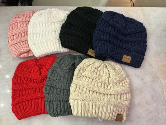 Knitted Beanie Hats | Boujee Bee
