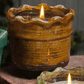 Ruffled Pot Candles