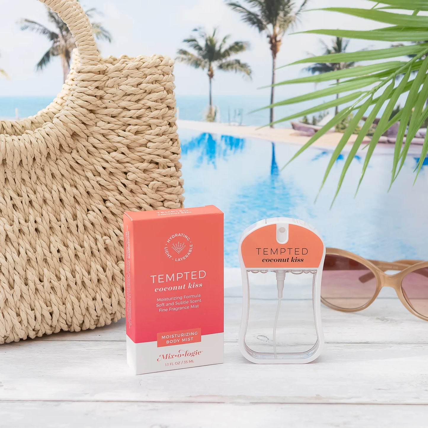 Tempted Coconut Twist Moisturizing Body Mist | Mix O Logie