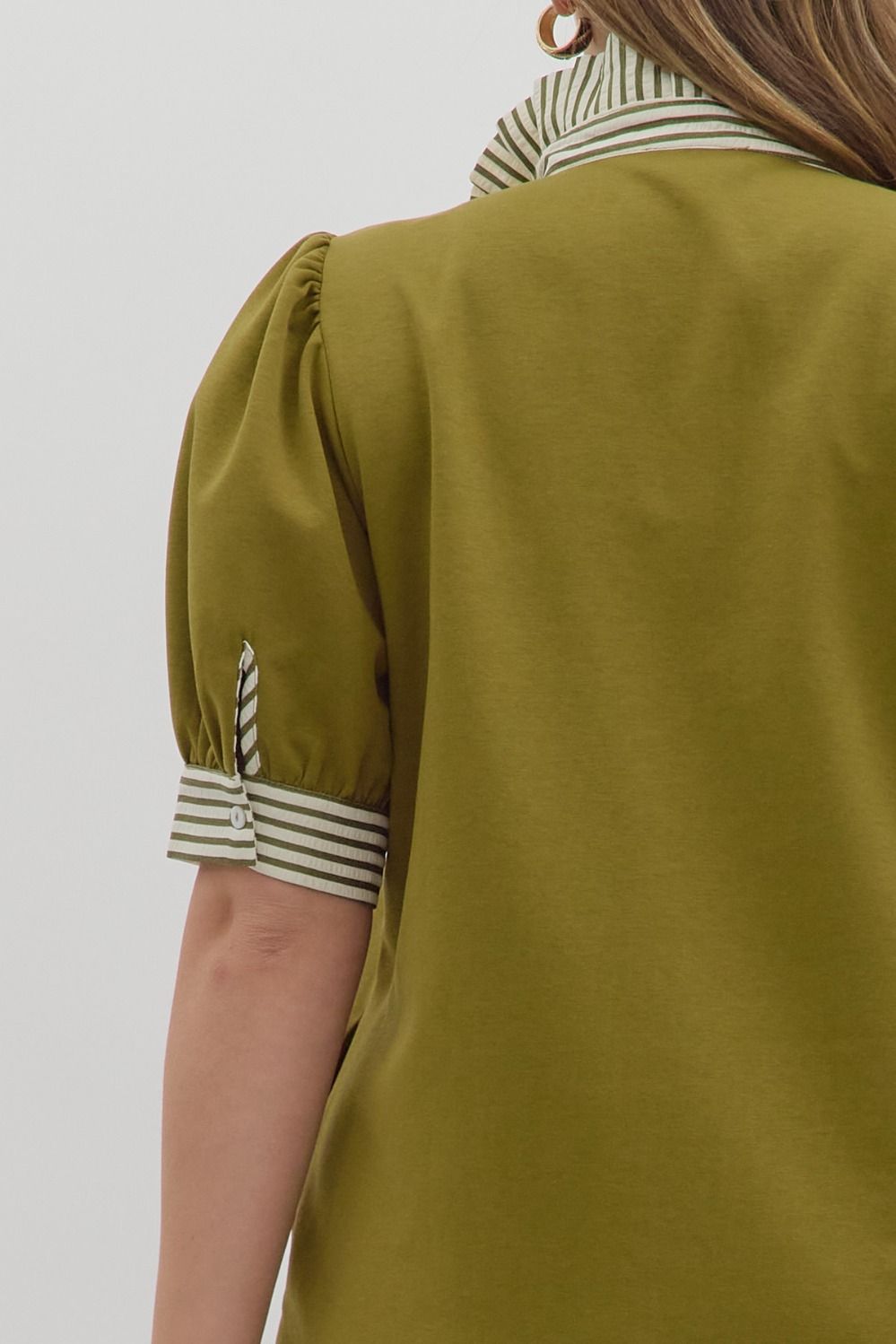 Solid Block Green Dress