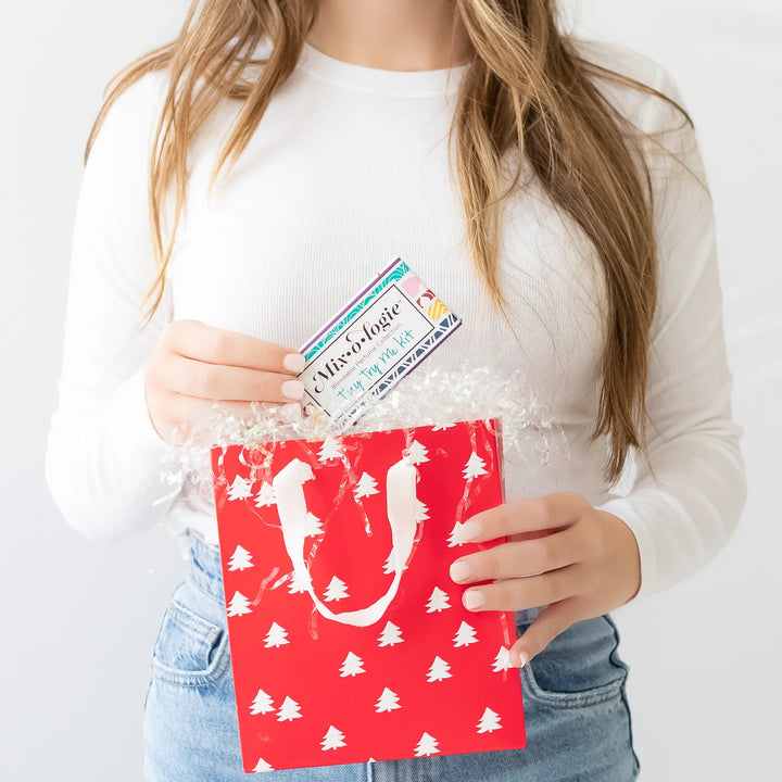 Tiny Try Me Kit | Mix O Logie: colorful box with mini sample perfume oils. Available in travel sizes.