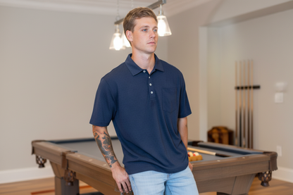 Men's Navy Blue Polo