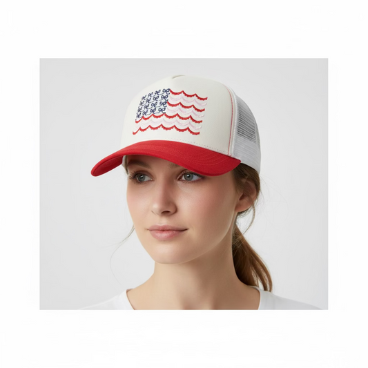 Flag Bow Hat