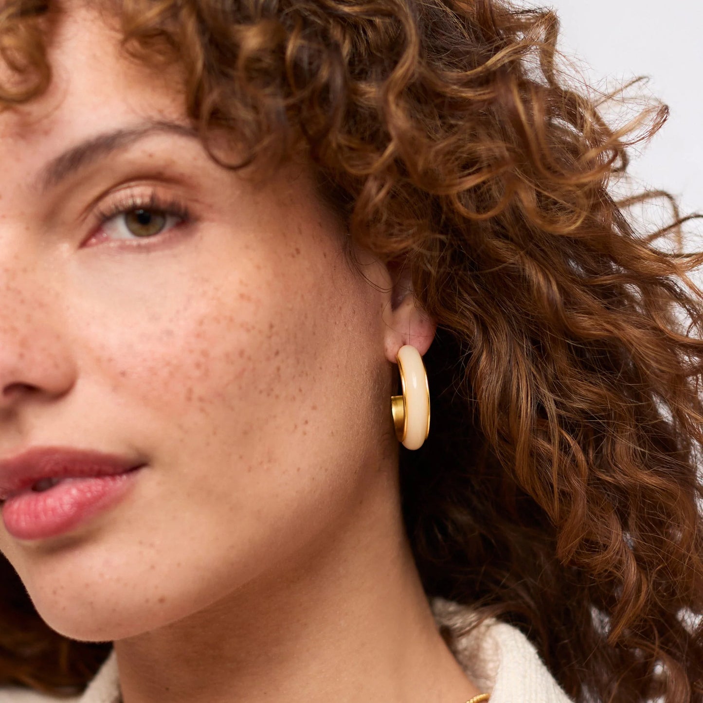 Carnaby Hoop Colette Alabaster