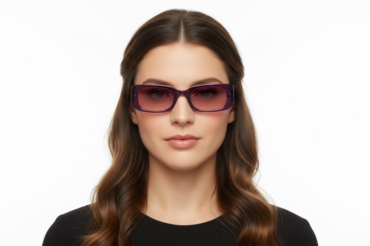 Purple Frame Sunglasses
