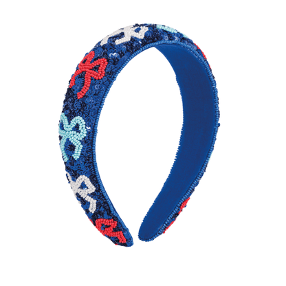 Beaded Americana Headbands