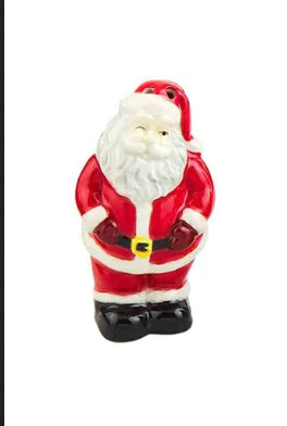 Vintage Santa Claus ceramic salt and pepper shakers.