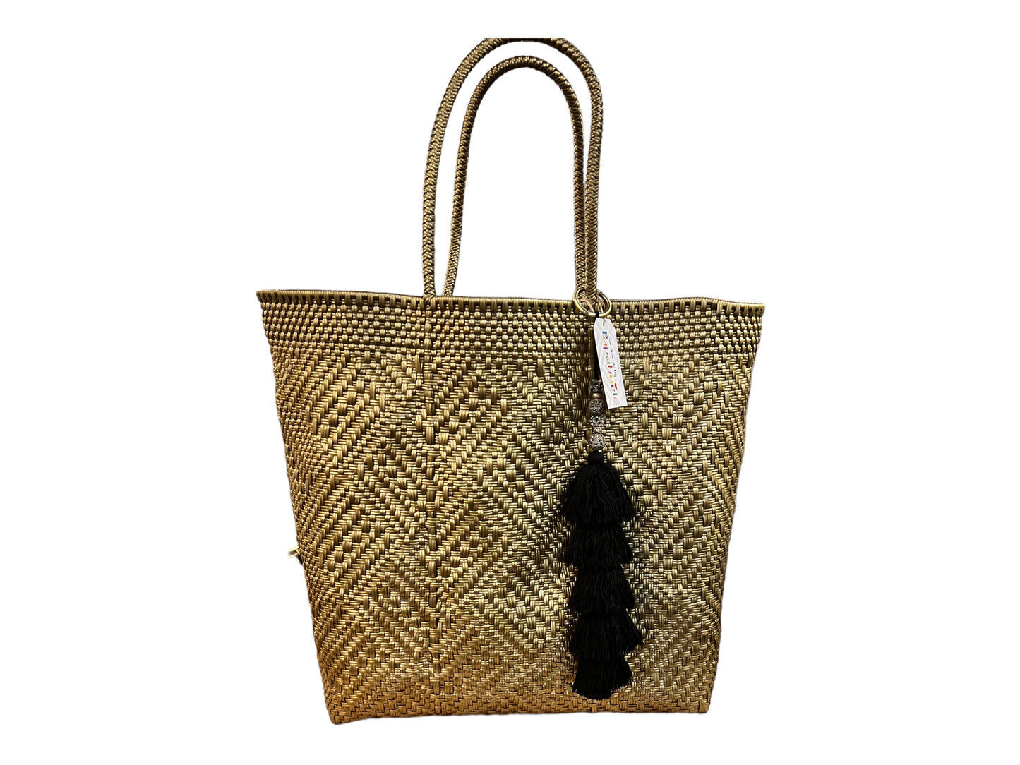 Hand Woven Totes with Tassel