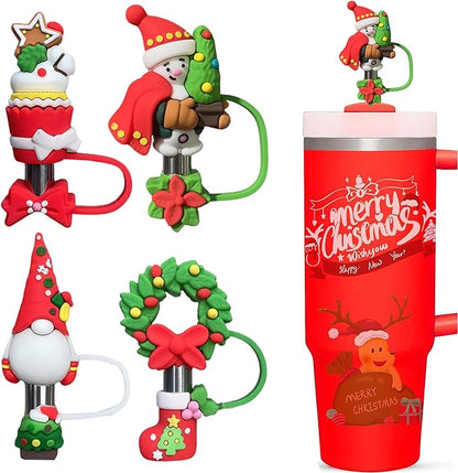 Christmas Straw Covers