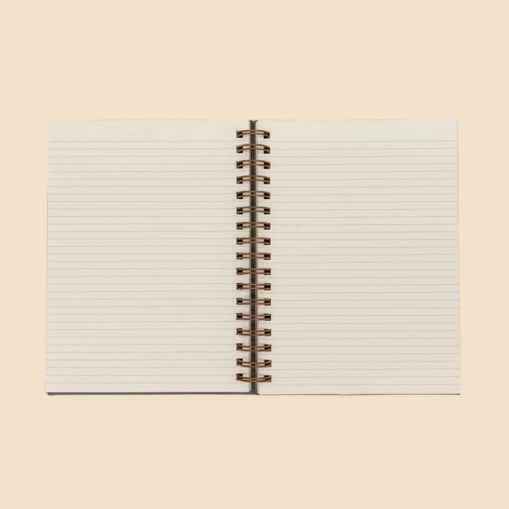 The What's the Best That Could Happen Hardcover Journal with scratch-resistant cover, blank pages. Available in multiple sizes.