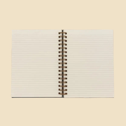The What's the Best That Could Happen Hardcover Journal with scratch-resistant cover, blank pages. Available in multiple sizes.