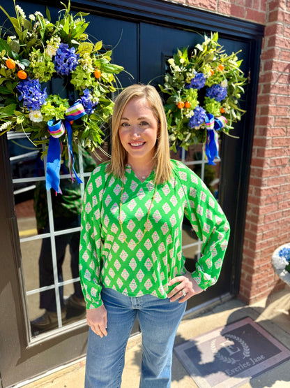 Scarlette Early Riser Green Top