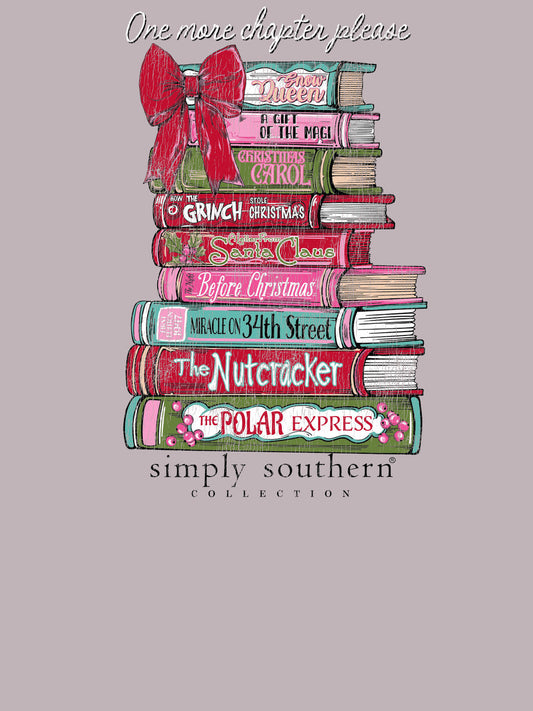 Christmas Books Driftwood LS T-Shirt