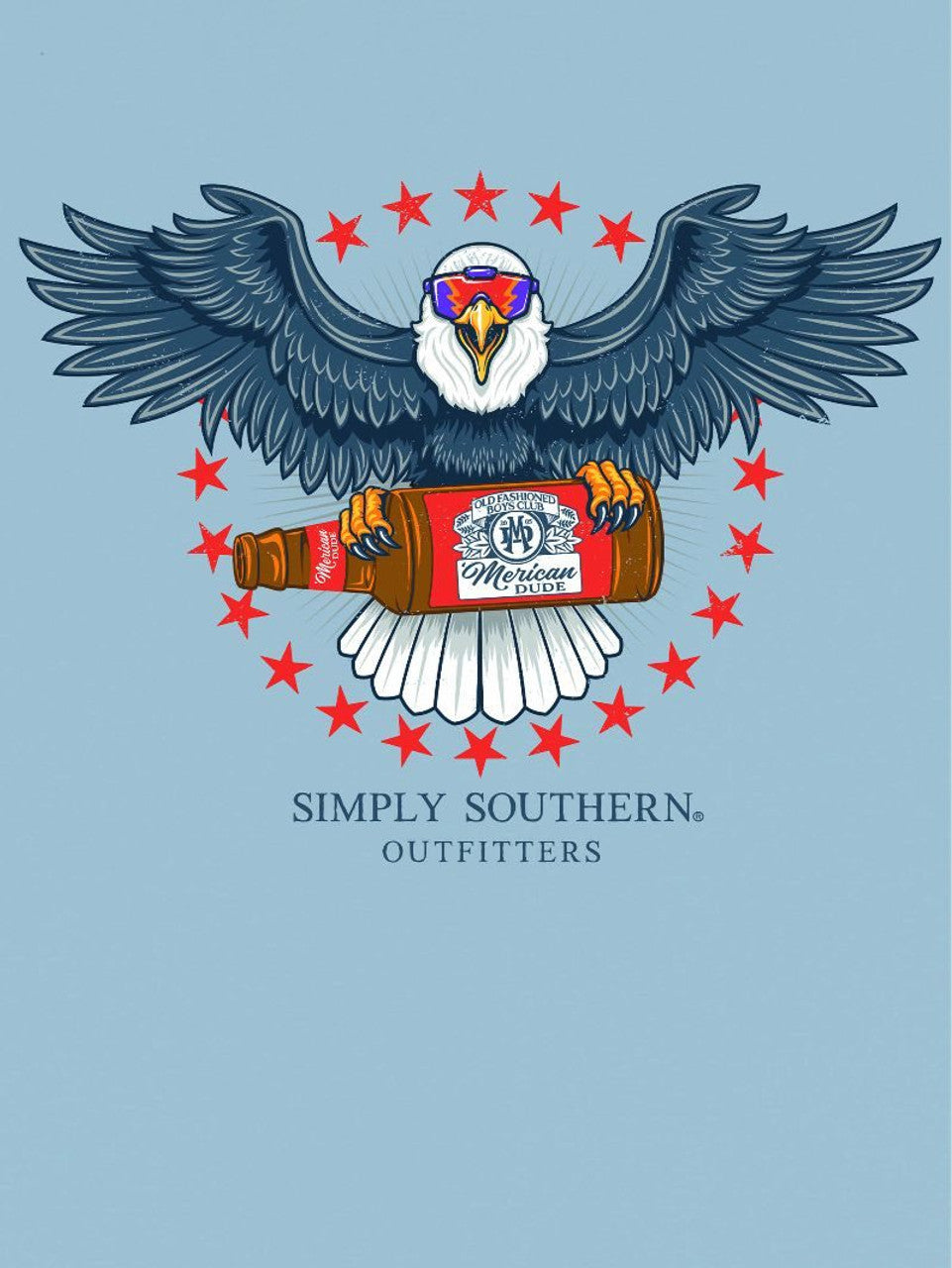 Men's Eagle Blue Shirt