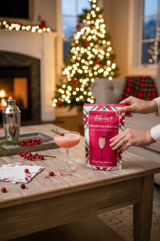 Poinsettia Cocktail 10 oz. | d'marie Drink Mixes