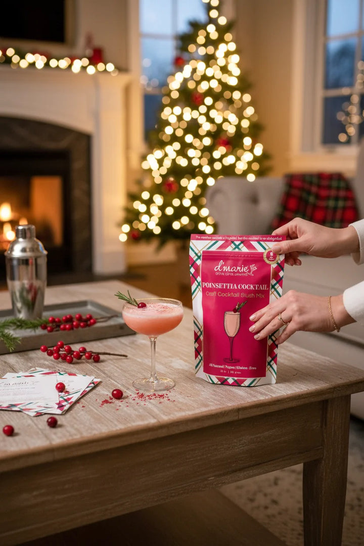10 oz. Poinsettia Cocktail pouch.
