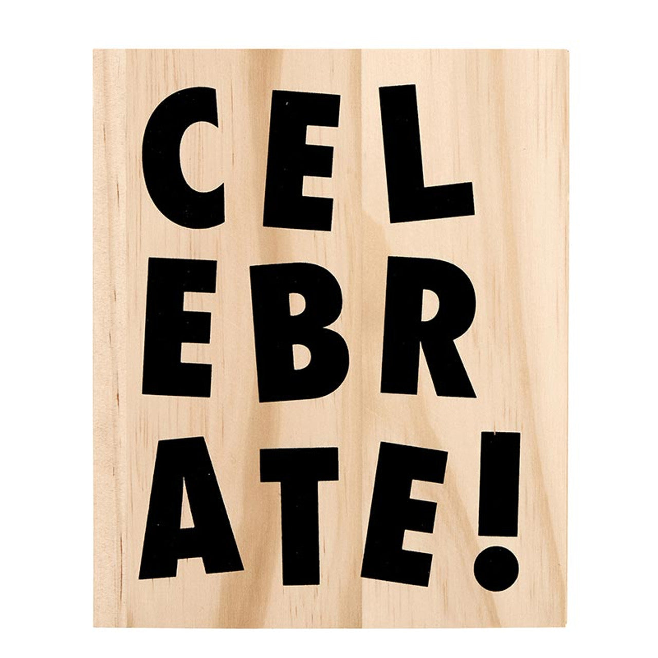 Greeting Card Set with Wood Box - Birthday: Includes a wooden "CELEBRATE!" sign. Sizes available: Standard card size.