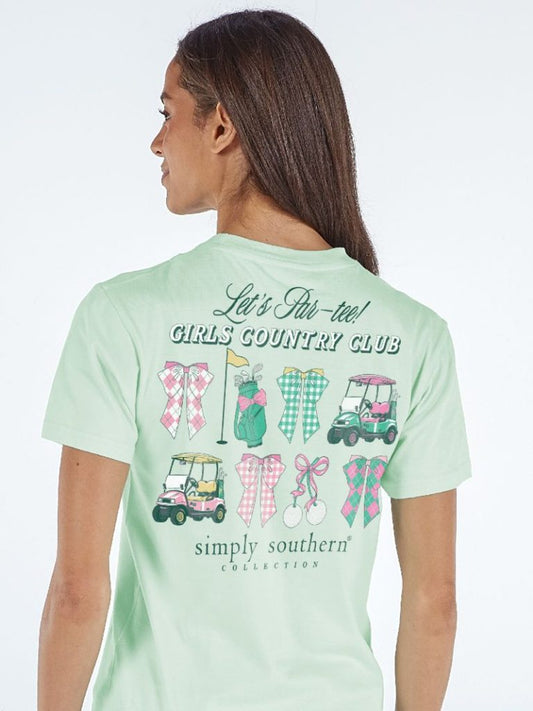 Let's Par-Tee! Mint Golf T-Shirt