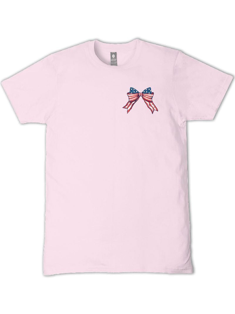 USA Cherry Bow SS T-Shirt