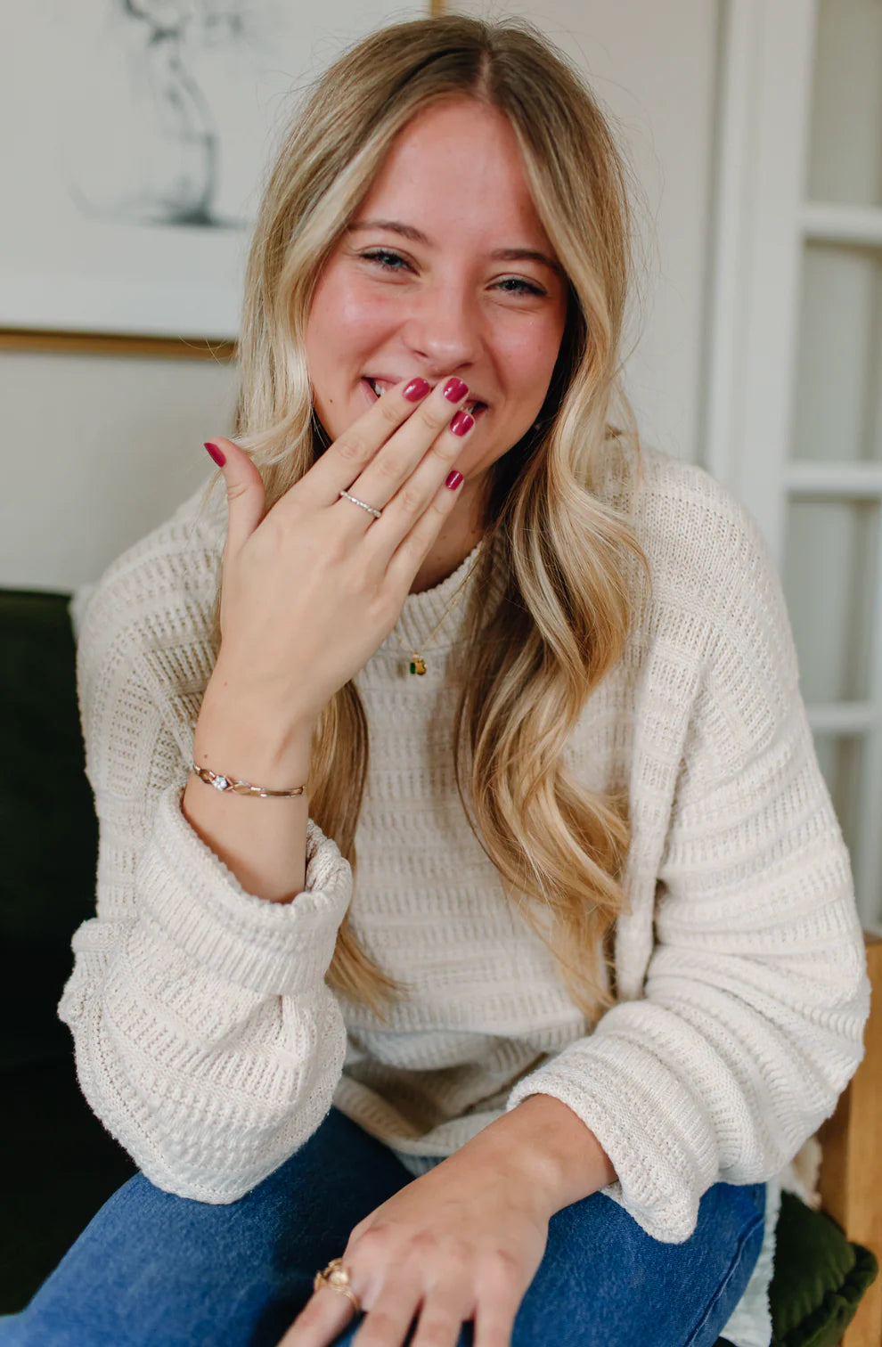 ‘Loved’ rose red reminder nail polish—non-toxic, vibrant. Available in 10ml and 15ml sizes.