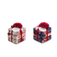 This is a set of two "Blooms and Berries" French Milled Hand Soaps, packaged in gift boxes. Each box comes adorned with a red flower and includes a white gift tag. Available in one size.