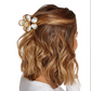 Tortoise Trim Claw Clip with a classic pattern, available in small and large sizes.