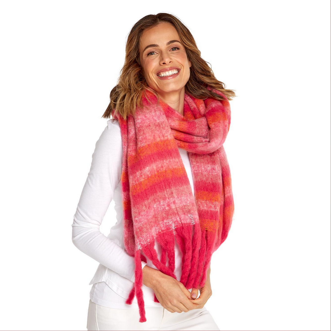 Celebrate Super Soft Stripe Scarf