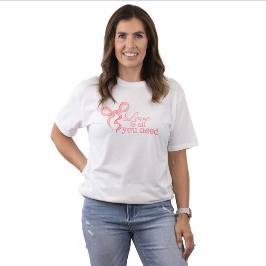 Love Is All You Need Crew Neck T-Shirt
