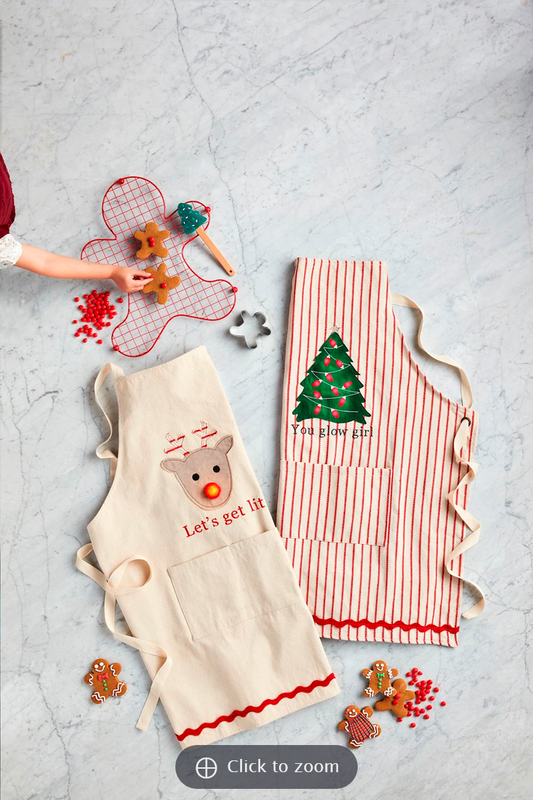 Christmas Light-Up Aprons