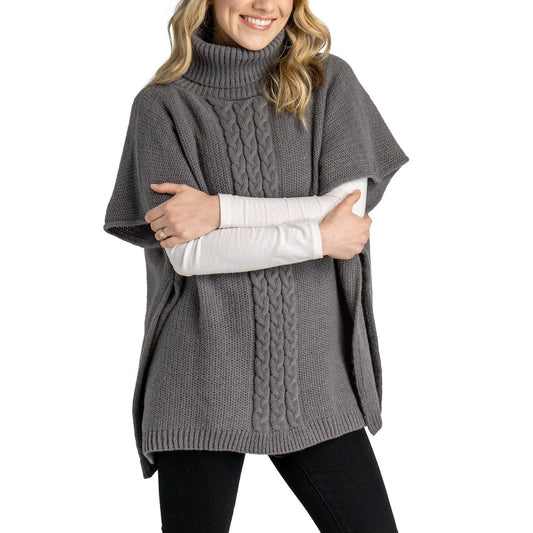 Jack & Missy Park City Poncho Gray