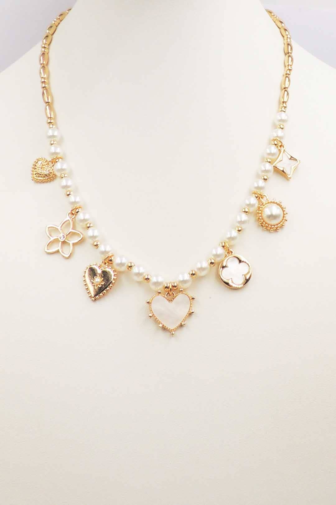 Billie Gold Pearl Necklace