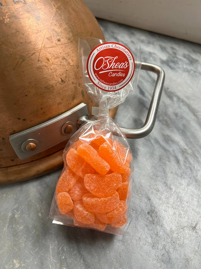 Clear bag of "Gourmet Florida Orange Sanded Slices", 3/4 lb size.